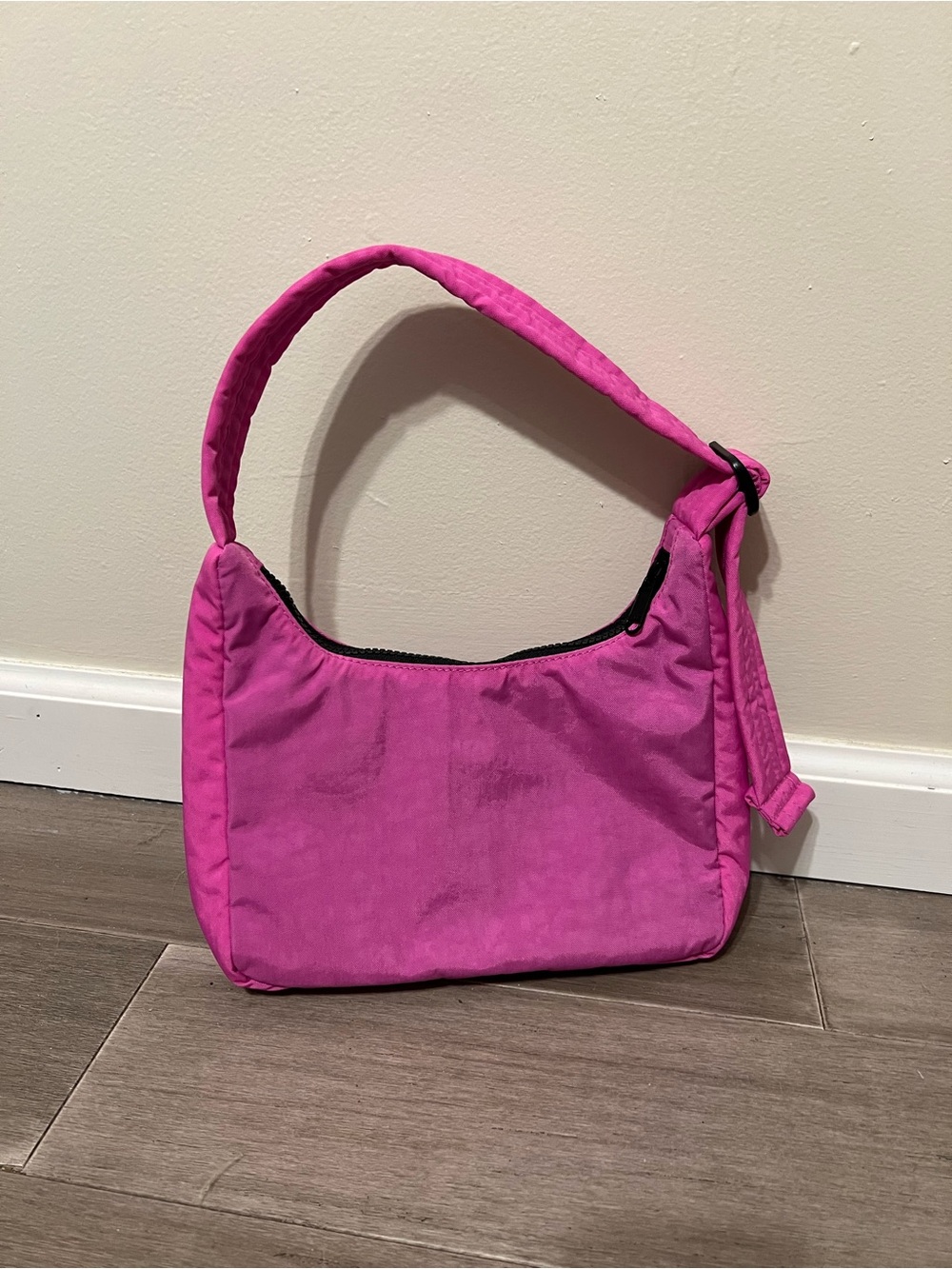 BAGGU Mini Nylon Shoulder Bag Pink